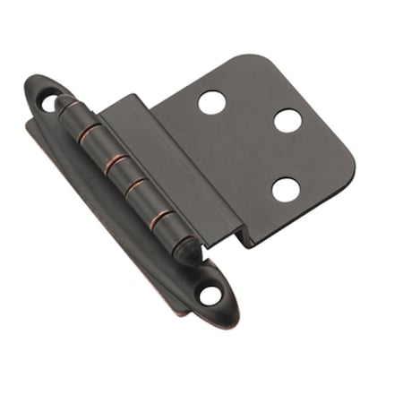 Hd Amerock Decorative 0.38 in. Inset Free Swinging Cabinet Door Hinge- Oil Rubbed Bronze A03417 ORB